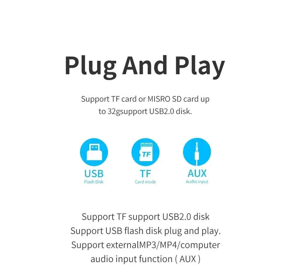 Outdoor Bicycle Riding TG659 T&G Portable Bluetooth Speaker Wireless Mini Bass FM Radio Soundbar Boombox Waterproof Loudspeaker