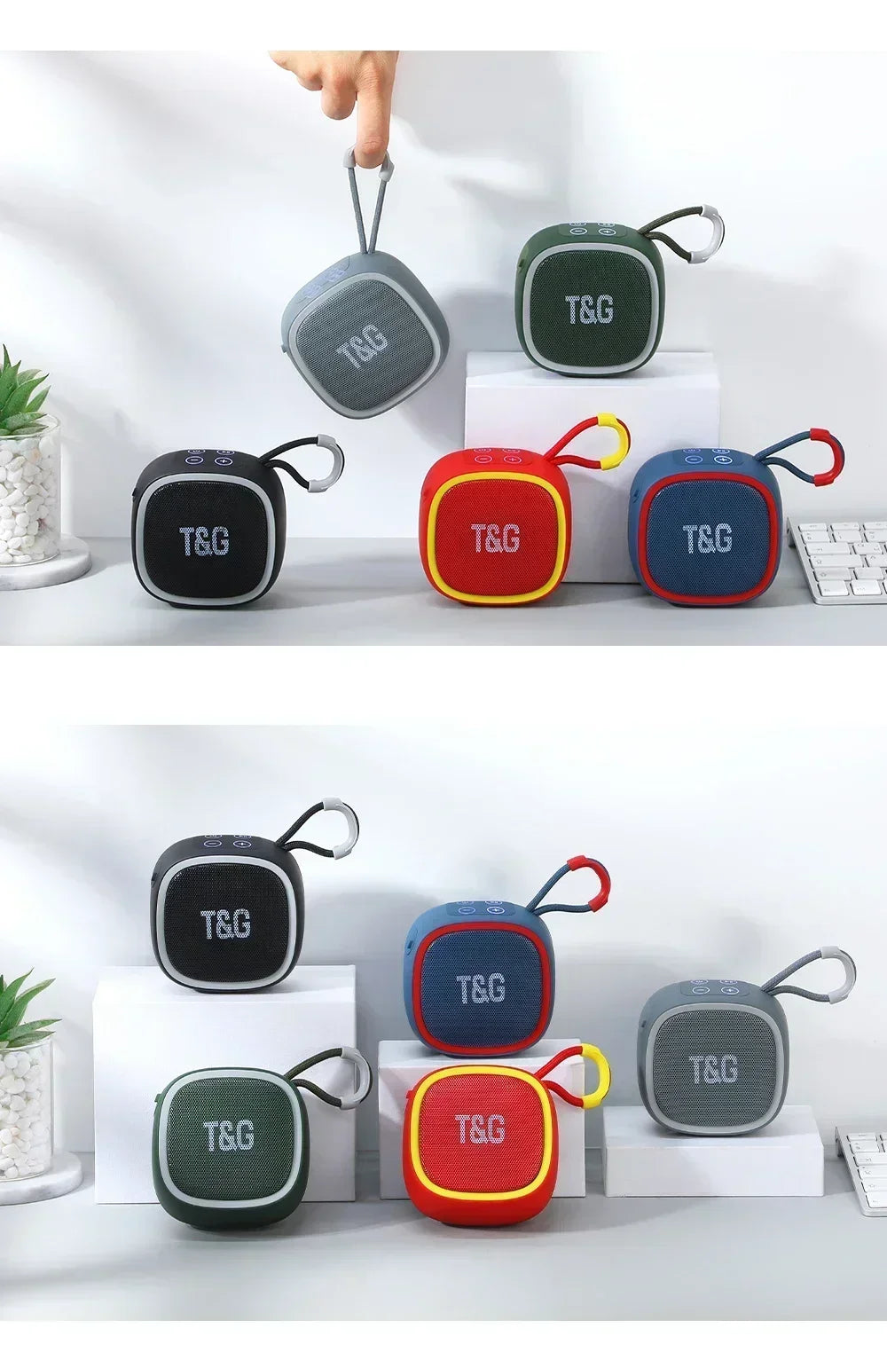 Outdoor Bicycle Riding TG659 T&G Portable Bluetooth Speaker Wireless Mini Bass FM Radio Soundbar Boombox Waterproof Loudspeaker