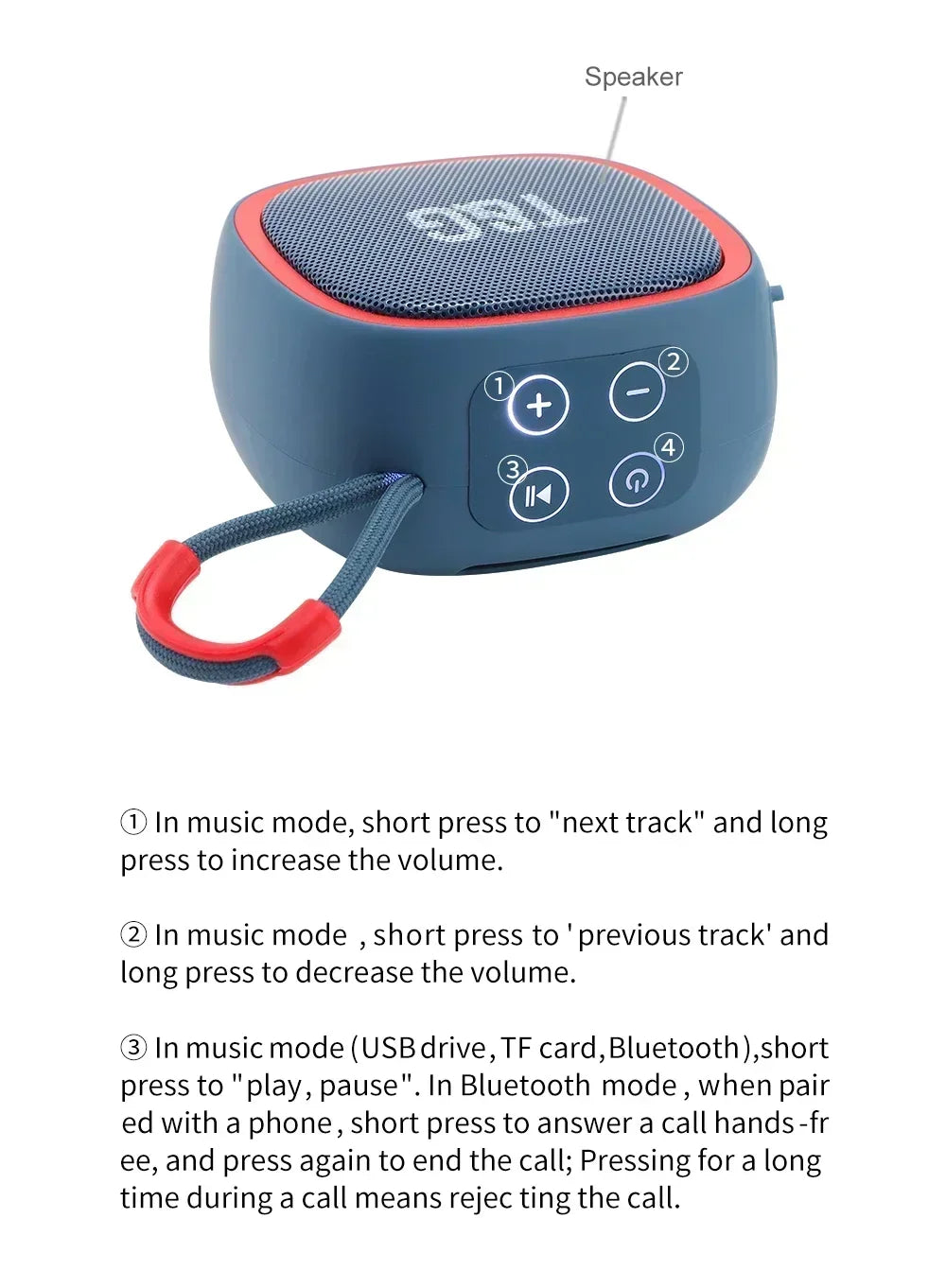 Outdoor Bicycle Riding TG659 T&G Portable Bluetooth Speaker Wireless Mini Bass FM Radio Soundbar Boombox Waterproof Loudspeaker