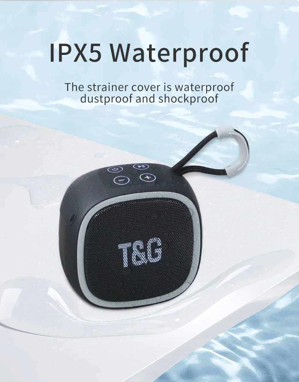 Outdoor Bicycle Riding TG659 T&G Portable Bluetooth Speaker Wireless Mini Bass FM Radio Soundbar Boombox Waterproof Loudspeaker